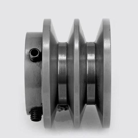2BK25 poulie à poulie solide d’alésage de 1 » - 2-1/2 » (2,50 ») de diamètre extérieur, vis hexagonales pour la taille des courroies en V, 5L 2BK25-1 »