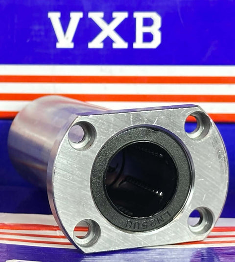 LMH25LUU 25mm Flanged Ball Bushing CNC Linear Motion Bearing 25x40x112mm