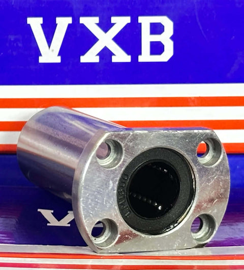 LMH12LUU 12mm Flanged Ball Bushing CNC Linear Motion Bearing 12x21x57mm