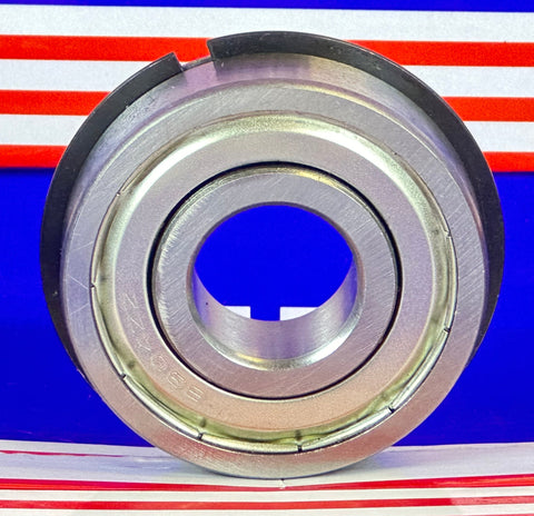 6304ZZNR Shielded Bearing - Snap Ring - 20x52x15mm