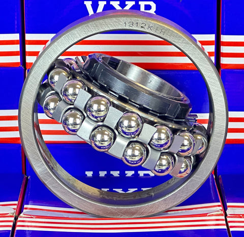1312K+H Tapered Self Aligning Bearing with Adapter Sleeve 55x130x31