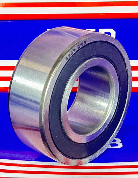 5208 2RS1  40x80x30.2 Double Row Angular Contact Bearing