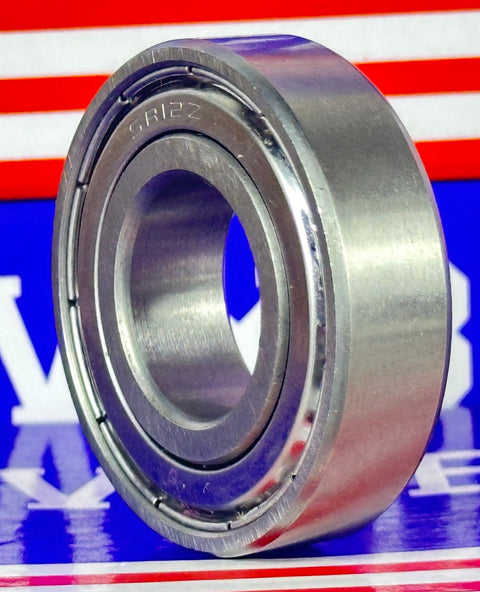 SR12ZZ Bearing 3/4x1 5/8x7/16 inch Stainless Steel Shielded Bearings