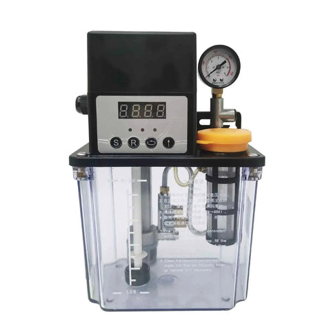 2L Automatic Lubricating Oil Pump 220V Lubrication Oiler With Pressure Testing for lathe, milling, drilling, punching equipment