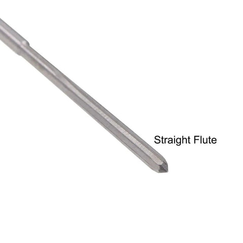 2mm Cutting Dia Chucking Reamer For Lathe Uxcell HSS Cobalt M35 With D4 Tolerance And 4 Straight Flutes Round Shank Cutting Tool