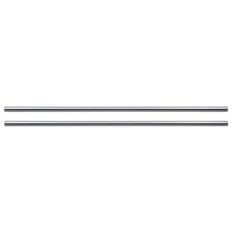 2PCs 8mm x 300mm (.315 x 11.81 inches) Case Hardened Chrome Plated Linear Motion Rod Shaft Guide - Metric h8 Tolerance