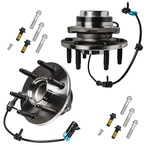 2WD Front Wheel Bearing Hub Assembly 6 Lug With ABS For Silverado 1500 Sierra 1500 Suburban 1500 Tahoe Yukon XL 1500