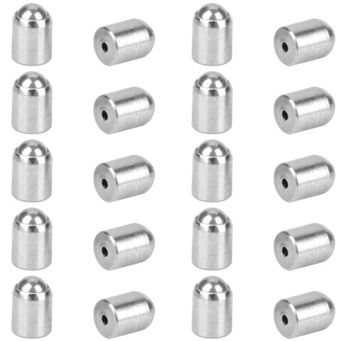 2x3mm Ball Plunger Set, 304 Stainless Steel Spring Loaded Ball Detent Plungers, 5N Elasticity, 20pcs for accurate positioning and locking