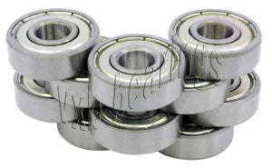 2x6x2.5 Shielded Miniature Bearing Pack of 10 - VXB Ball Bearings