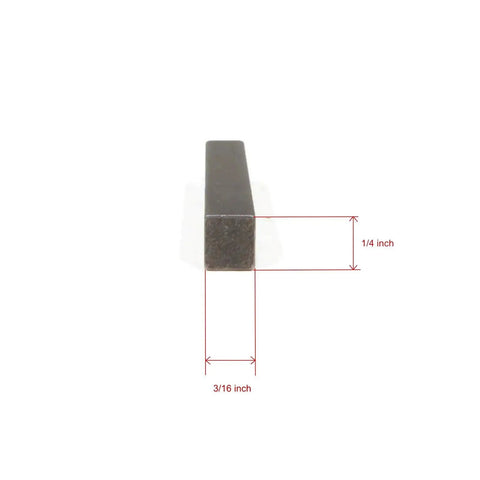 Front view of Five Pack Three Sixteenth Inch Keyway Keys Replacement For Briggs And Stratton Honda Tecumseh Small Engines Motors