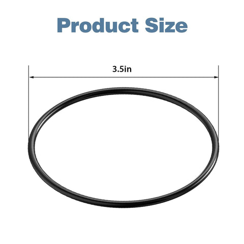 Three Pack O Ring Replacement Seals For Your Home Reverse Osmosis Housings Fits Three Point Five Inch OD Filtration Housings