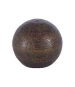 Antique finish 3/8 Inch Brass Ball 8-32 Tap for lamp hardware project