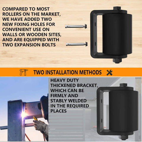 sliding gate guide rollers 2 Pack Heavy Duty ️ 🍁 &nda...