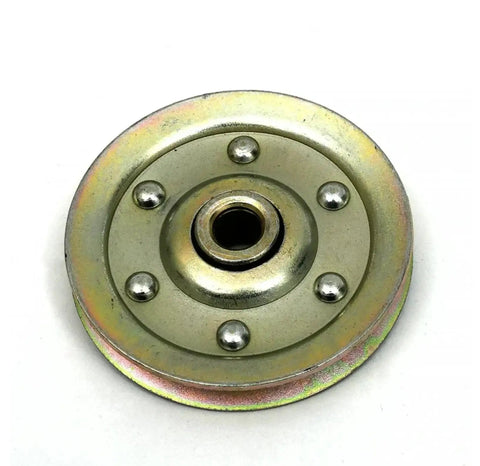 2 Pack 3 Inch Heavy Duty Sheave Pulleys Replacement for Garage Doors, Silent Bearing, Pre Lubricated, metal pulley