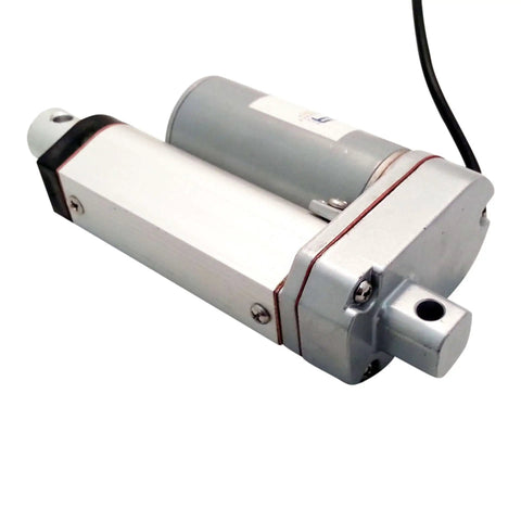 3 Inch Stroke Light Duty Linear Actuator With 200 Lbs Dynamic Force And 400 Lbs Static Capacity, 12V DC, IP54 Rated, aluminum shaft