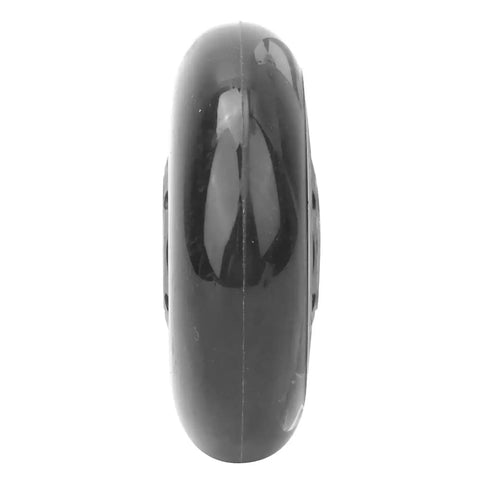 Side view of 3 Inch Luggage Caster Replacement Wheel With 608ZZ Bearings, Silent PU Wheel For Suitcases, 0.9 Inch Thick