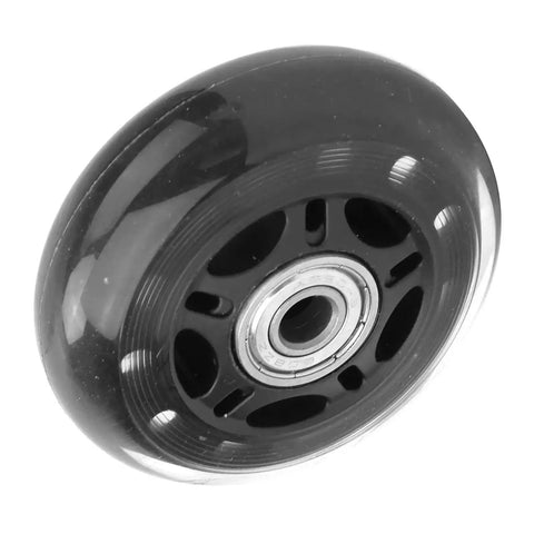 3 Inch Luggage Caster Replacement Wheel With 608ZZ Bearings, Silent PU Wheel For Suitcases, Durable And Pressure Resistant Castor