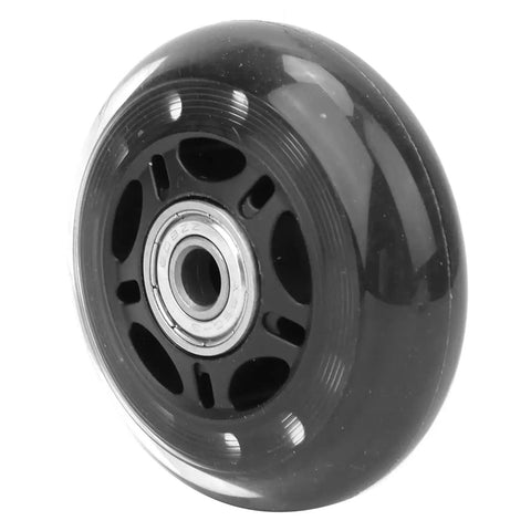 3 Inch Luggage Caster Replacement Wheel With 608ZZ Bearings, Silent PU Wheel For Suitcases, front view