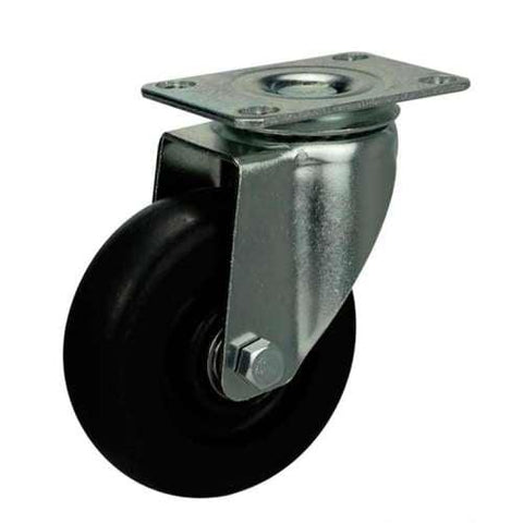 3" Inch Medium Duty Caster Wheel 176 pounds Swivel Phenolic and 0-250ºC Top Plate - VXB Ball Bearings