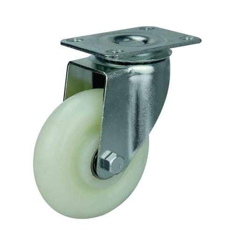 3" Inch Medium Duty Caster Wheel 441 pounds Polypropylene Top Plate - VXB Ball Bearings