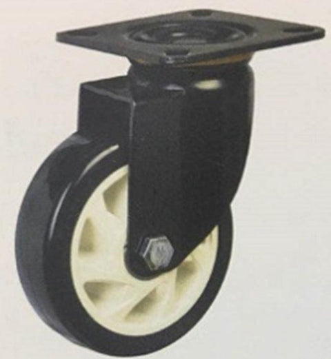 3" Inch Medium Duty Caster Wheel 441 pounds Swivel Polyurethane and Polypropylene Top Plate - VXB Ball Bearings