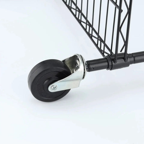 Heavy Duty Shelf Caster Wheels Set Of Four For Wire Shelving With Stem Size One Quarter By Twenty Thread And Smooth Rolling Wheels