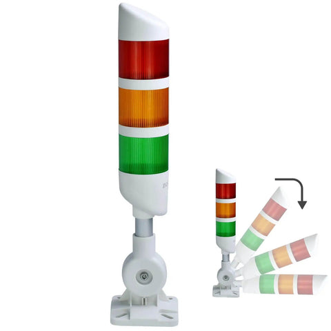 Panel Tower Light 3 Layer LED Signal Tower Light With Rotatable Base And...