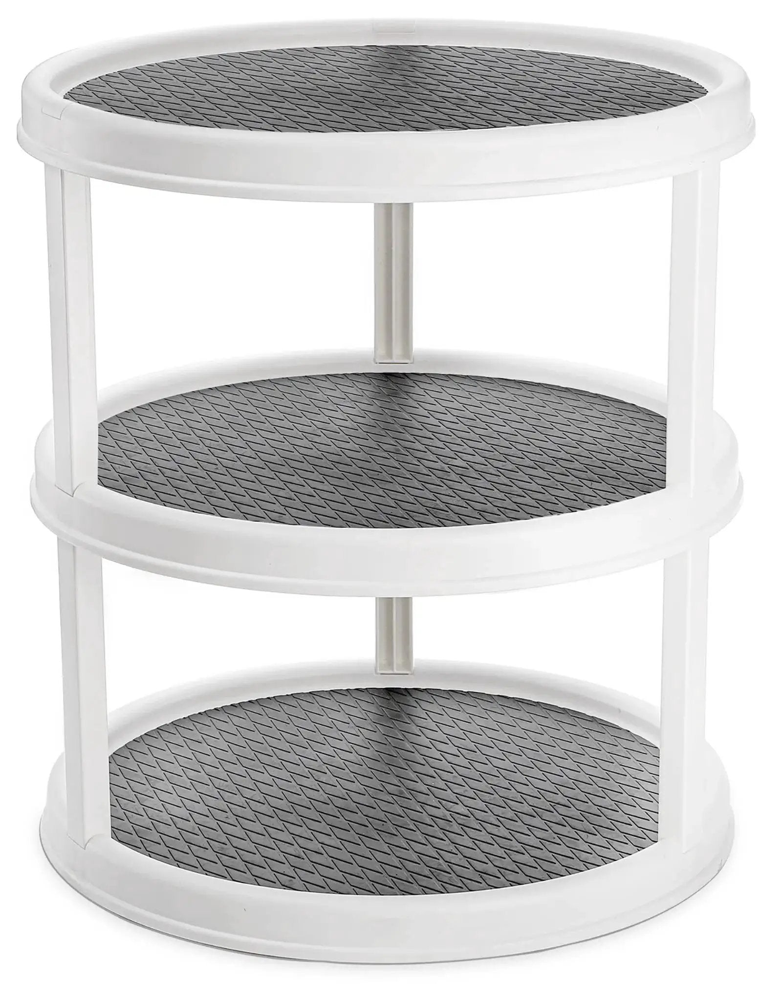 3 Tier Lazy Susan Turntable 12 Inch Round Rotating Kit...