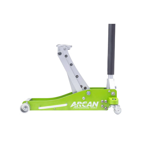 3-Ton Quick Rise Aluminum Floor Jack With Dual Pump Pistons, Reinforced Lift Arm, Side Mount Handle, Low Profile