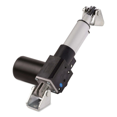 Heavy Duty 400 Lb 12V 30 Inch Rod Actuator With Quiet Linear Motion And Built In Limit Switches IP43 Water Resistant Rugged