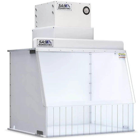 30 Inch Wide Portable Laminar Flow Hood Lab Grade For Medical And Laboratory Use With Positive Pressure ISO Class 5 Cleanroom
