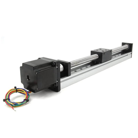 300mm Travel Linear Stage Actuator with SFU1605 Ball Screw and NEMA23 Stepper Motor, Square Linear Rails for DIY CNC Router X Y Z Axis