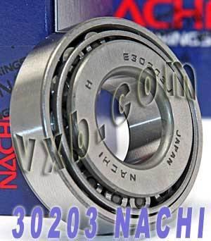 30203 Nachi Tapered Roller Bearings Japan 17x40x12 - VXB Ball Bearings