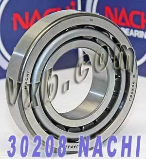 30208 Nachi Tapered Roller Bearings Japan 40x80x18 - VXB Ball Bearings