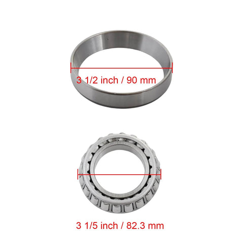 30210 Bearing 30210 Tapered Roller Bearing 30210 Taper Roller Wheel Cone/Cup Bearing Assembly with dimensions marked in inches and mm