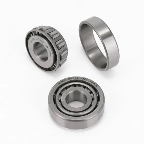 Two Piece 30302 Tapered Roller Bearing Cone And Cup Set 15x42x14.25mm chrome steel for DIY ATVs, cars, trucks, trailers.
