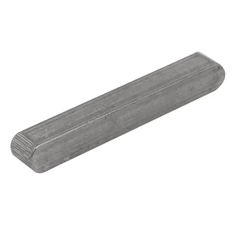 Key Stock Set Of 4, 304 Stainless Steel Key Stock, Round Ended, Pro Grade 36mm By 5mm By 5mm in silver tone for precision machining.