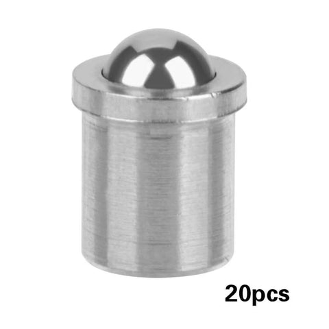 20 pcs 304 stainless steel ball plungers precision positioning screws for clamps, cabinets, drawers, machines, and fixtures