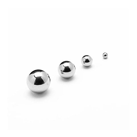 304 Stainless Steel Balls Solid Metal Balls 21mm 22mm 24mm 25mm 25.4mm 26mm 28mm 30mm 31.75mm 32mm 34mm 35mm 38mm 39mm 40mm(34mm 1pc) displayed in size order