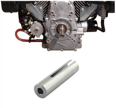304 Stainless Steel Engine Bearing Sleeve Adapter extends crankshaft diameter from 1 inch to 1-1/8 inch for keyed gas engines