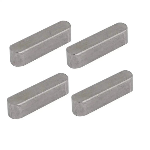 304 Stainless Steel Key Stock Set 20x5x5mm With Round Ends Undersized Tolerance Keystock 4 Pieces for machinery and tooling projects
