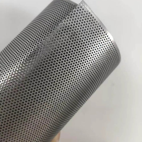Durable 304 Stainless Steel Perforated Sheet With 0.06 Inch Holes And 0.02 Inch Thickness Measures 9.5 Inches Wide By 39 Inches Long For Solid Ventilation Filtration And Decorative Uses