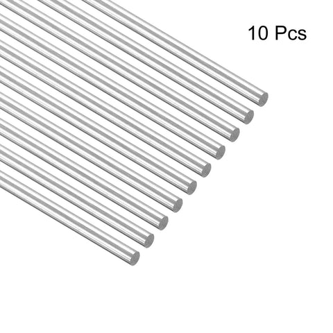 Sturdy 304 Stainless Steel Round Rods For DIY Models And Craft Projects Pack Of 10 1.8mm By 300mm Solid Shafts For Model Cars
