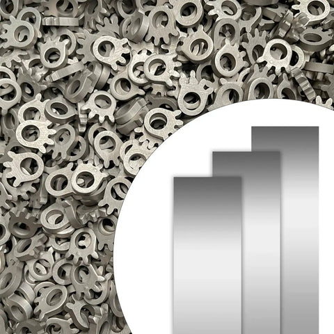 12 Piece 304 Stainless Steel Shim Stock Set With 1 Inch Wide By 6 Inch Long Shims In Thicknesses 0.001 0.0015 0.002 0.003