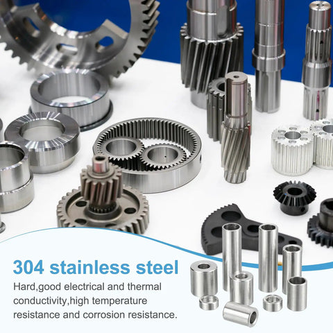 304 stainless steel rotating assembly components with various gears and spacer kit