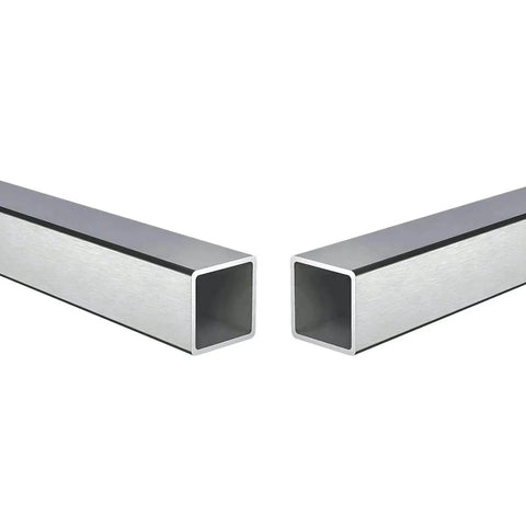 304 Grade Stainless Steel Square Tubing 30mm by 30mm by 1mm Thick 500mm Length Pack of 2 Polished Finish