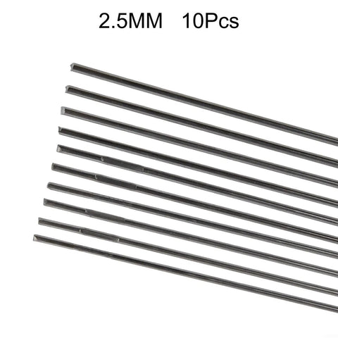 Alt Tag: 304 Stainless Steel TIG Welding Wire For Precision Welds With Diameters 1.6 2.0 2.5 3.2 mm Low Spatter And Smooth Feeding Clear Steel Stamp Identification 10 Pack 2.5 mm