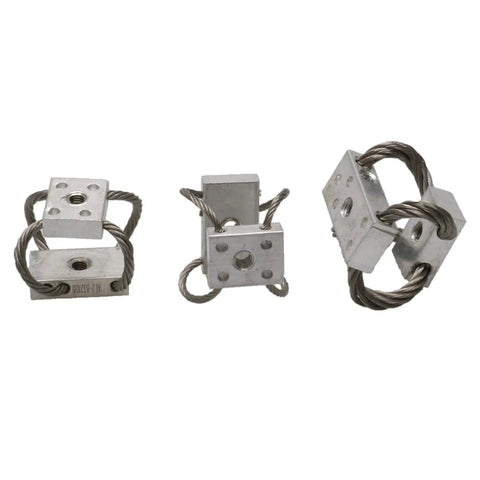 High strength 304 stainless steel wire rope isolator provides stable anti vibration damping for cameras, gimbals, and drones.