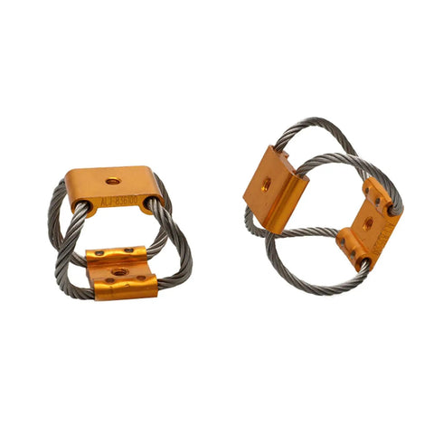 High strength 304 stainless steel wire rope isolator provides stable anti vibration damping for cameras and aerial gear
