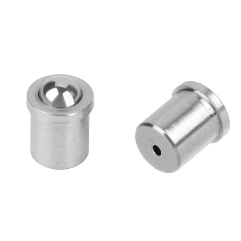 20 pcs 304 stainless steel ball plungers precision positioning screws with smooth spring ball action, compact bead style
